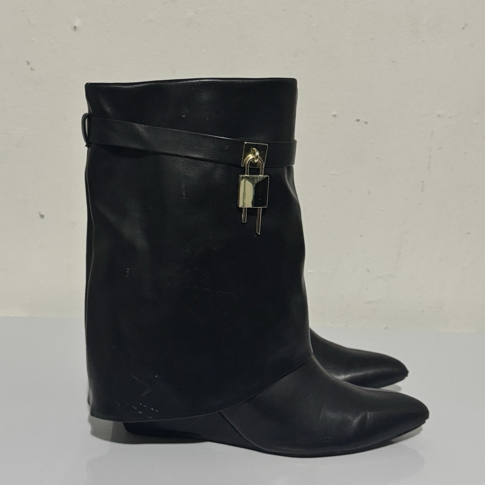 Size 11 - SHEIN Fold Over Wedge Boots